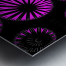 Abstract Dramatic Circular Forms Metal print