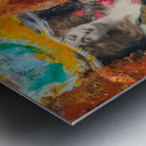 Rosas no campo Metal print