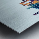 Suzhou China Skyline Metal print