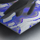  Abstract Wild Daisy Flower Metal print