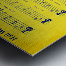 hail west virginia fight song wall art Metal print