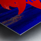 Bright Coloured Abstract  Trio of Lilies Metal print