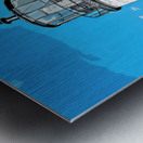 Owls Head Light Overlooks Rockland Harbor in Maine - Illus. Metal print