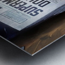 Superman Saves Billion Dollar Gold Shipment Metal print