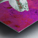 Abstract Contrasting Stunning Lily Flower Metal print