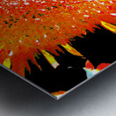 Abstract Vibrant Sunflower  Metal print