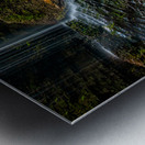 Watkins Glen Gorge Rainbow Falls overlook Metal print