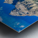 Teton Cabin Alone in the Wilderness  Metal print