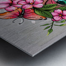 Pretty In Flowers Metal print