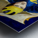 1947 michigan football art remix Metal print