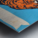 1958 Auburn Ticket Stub Remix Art Metal print