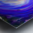 Abstract Swirling Long Grass Metal print