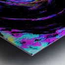 Abstract Swirling Vibrant Long Grass  Metal print