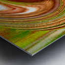 Abstract Swirling Earth Tones Lochan Water Reflections Metal print