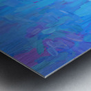 Ocean Night Fall Abstract #3 1 Metal print