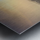 Langhe vineyards landscape and Castiglione Falletto village Metal print