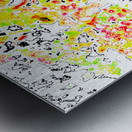 Abstract Vibrant Daisy Flower Metal print