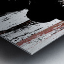 Abstract Contrasting Pansy Bouquet  Metal print