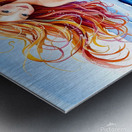 The Mermaid Metal print