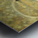 vintage tennis racket art Metal print