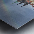 Rainbow over Praha Czech Republic Metal print