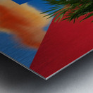 Majestic Sunrise over Tranquil Waters Metal print