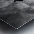 Cape Hatteras Lighthouse in Black and White Vertical Metal print