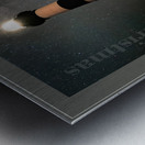 Bodie Lighthouse Merry Christmas Metal print