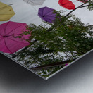 Umbrella Lane Metal print