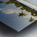 THE MALDIVES Metal print