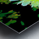 Abstract Summer Daisy Flower Metal print