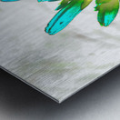 Abstract Daisy Flowers Light Metal print