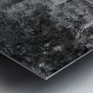 McClellanville Old Dock in Black and White Metal print