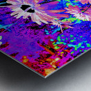 Abstract Surreal Daises in the Garden Metal print