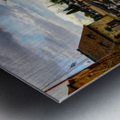 Honfleur Sunset Harbor Panorama Metal print