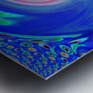 Abstract Colourful Acrylic Circles Metal print