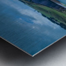 Normandy Cliffs and Arch at Etretat Metal print