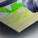 Abstract Surreal Daisy Flower Metal print