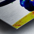  Abstract Large Daisy Flower  Metal print