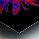 Abstract Brightly Coloured Daisy Flower Metal print