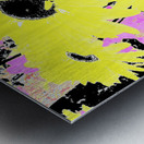 Abstract Daisy Garden Metal print