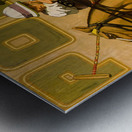 1923 Polo Art by Oscar Rabe Hanson Metal print