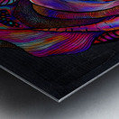 She Loved Her Hair Metal print