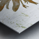 Abstract Daisy Light Star Metal print