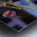 1987 California Angels Baseball Art Remix Metal print