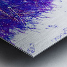 Abstract Wispy Dandelion Metal print