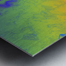  Rainbow Abstraction  Metal print