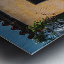 brazilian kid on a guitar Metal print