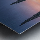 Country road with cypress trees at sunset. Tuscany Metal print