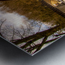 Winter Dressed Glade Creek Mill Metal print